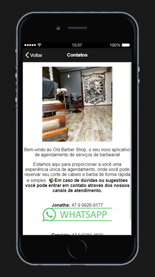 #3. Old Barber Shop (iOS) 由: Renan Wamser Rosa
