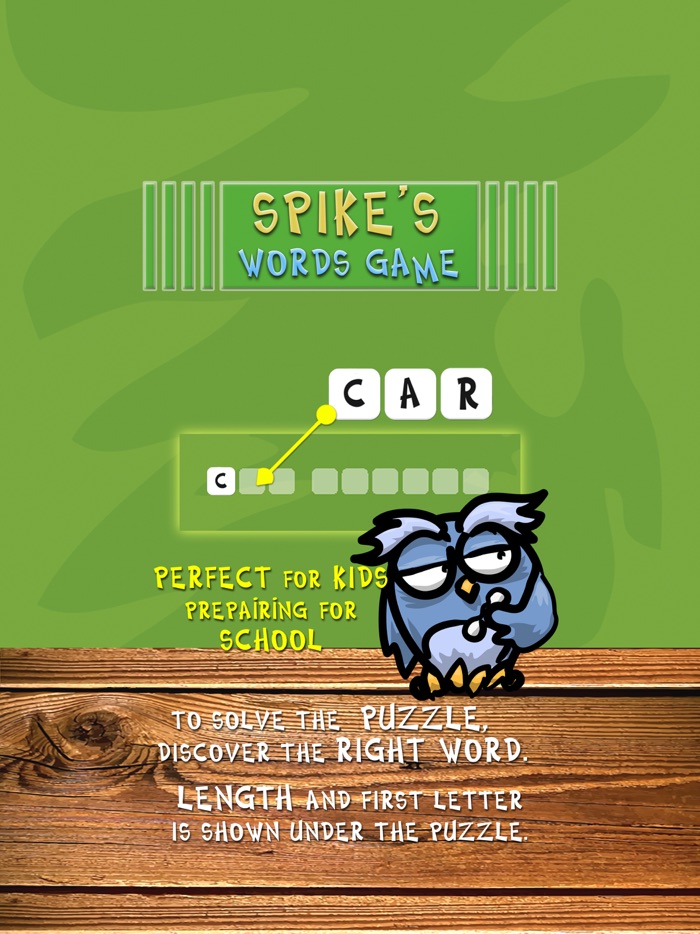 Spikes Word Game