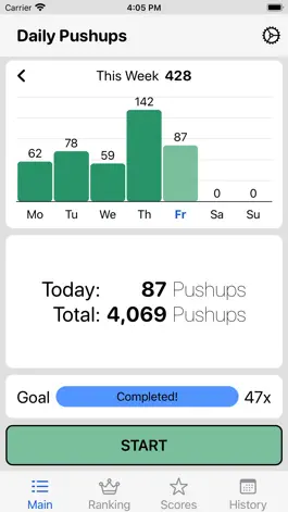 Game screenshot Daily Pushups hack