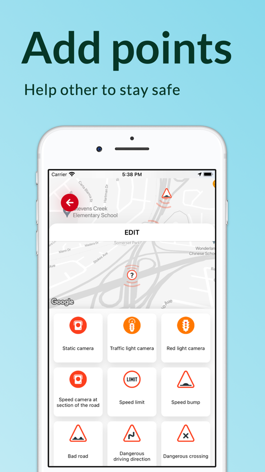 #4. Speed Cameras Radar Detector (iOS) 由: Sergei Semashko