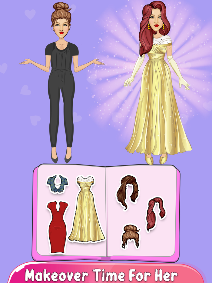 DIY Paper Doll Dress Up Games