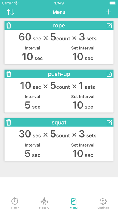Simple Training Timer - STT - Screenshot