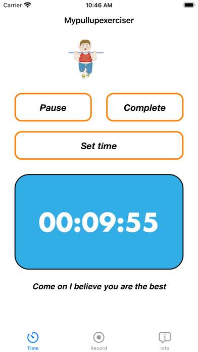 Screenshot #1 pour Mypullupexerciser