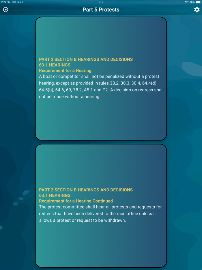 Sailing Rules Pocket Guide