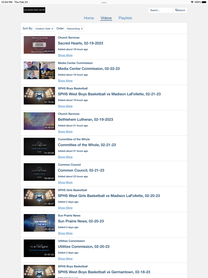 Sun Prairie Media Center