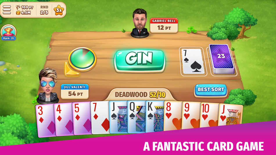 Gin Rummy Stars - Card Game - 3.3.58 - (iOS)