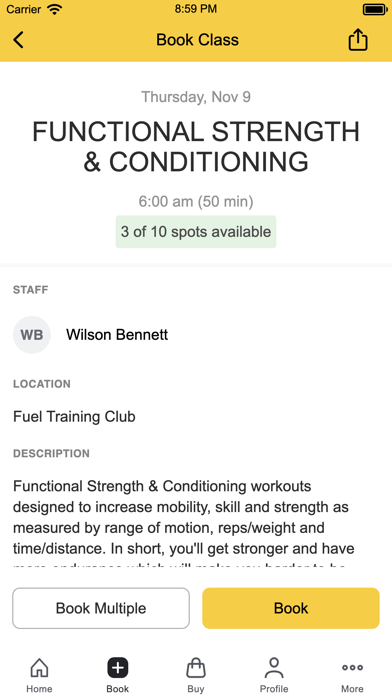 Fuel Training Club Screenshot