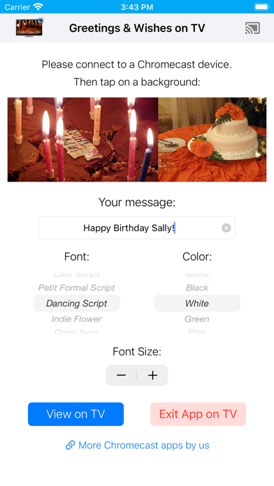 Greetings and Wishes on TV Screenshot