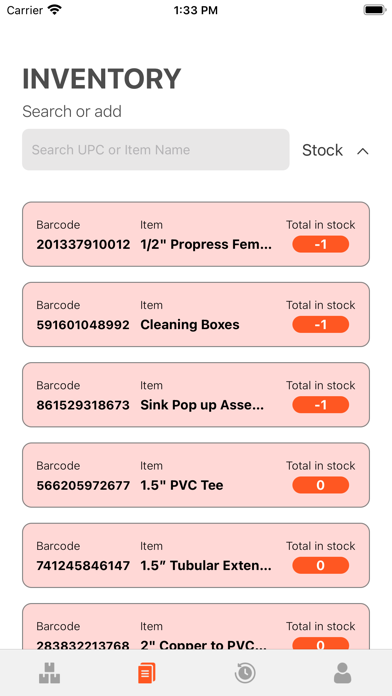 Piper Inventory Screenshot