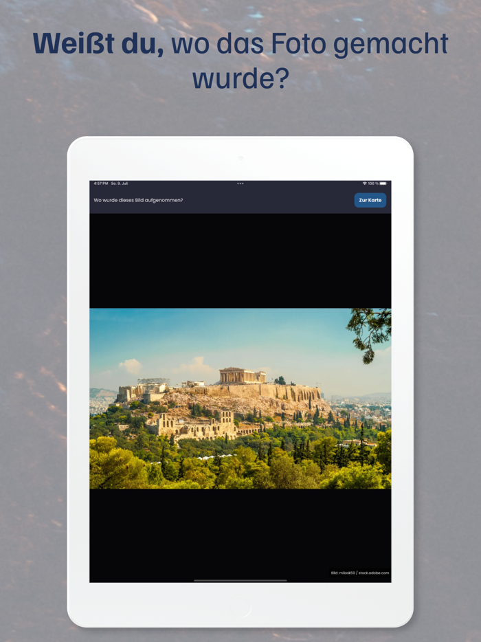 Geographie Quiz mit Bilder