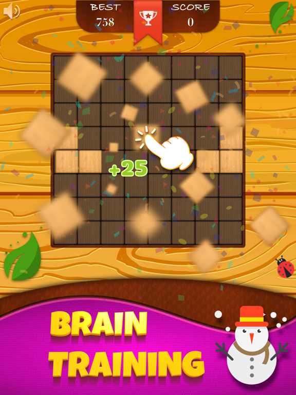 Screenshot #6 pour Wood Bloc Puzzle : Jeux de IQ