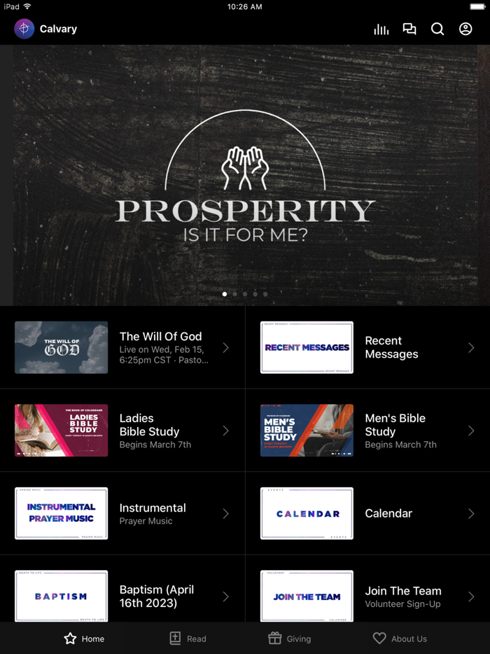 Calvary - Pastor Del Way