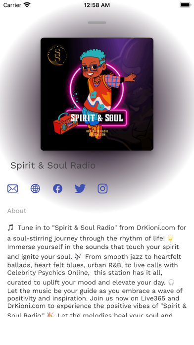 Spirit and Soul Radio Screenshot