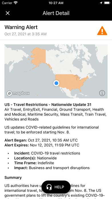 Crisis24 Horizon Mobile Screenshot