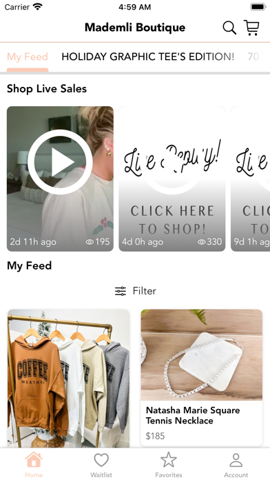 Mademli Boutique Screenshot