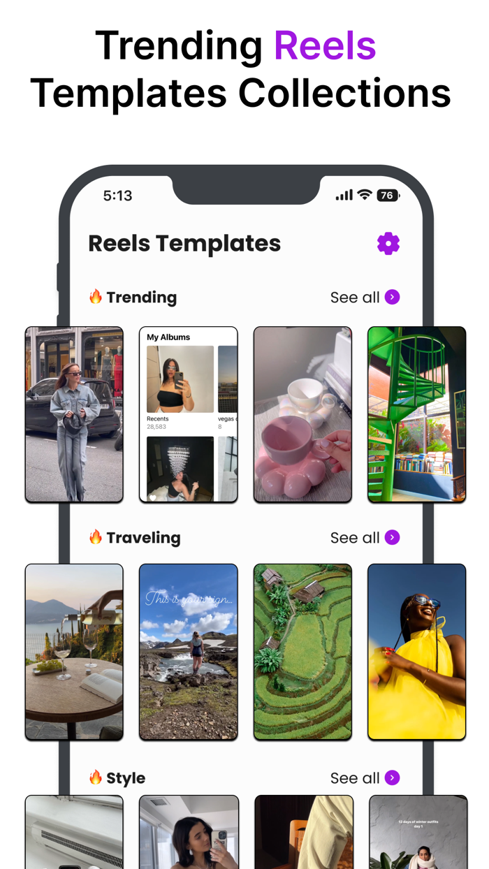 Reels Templates Trends Maker