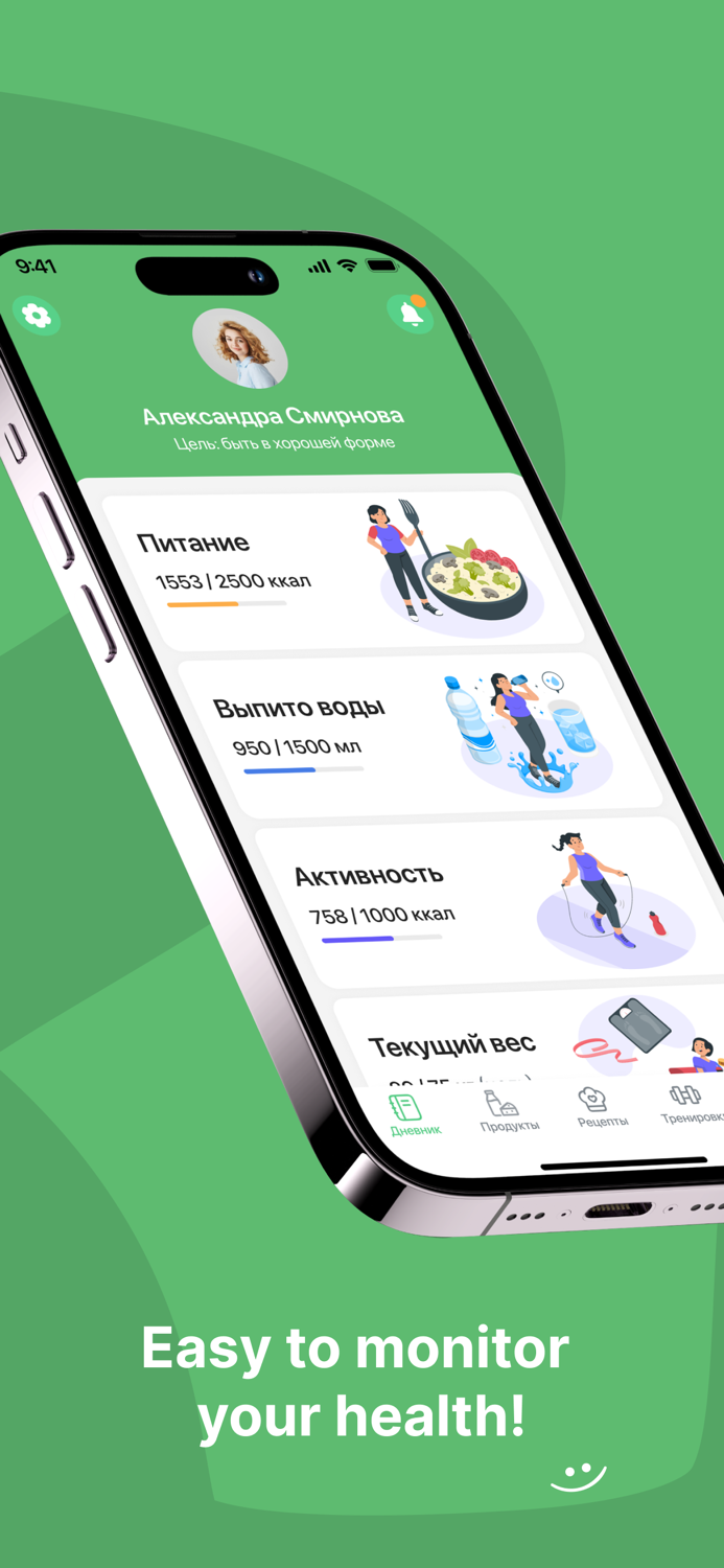 Slimming food diary recipes