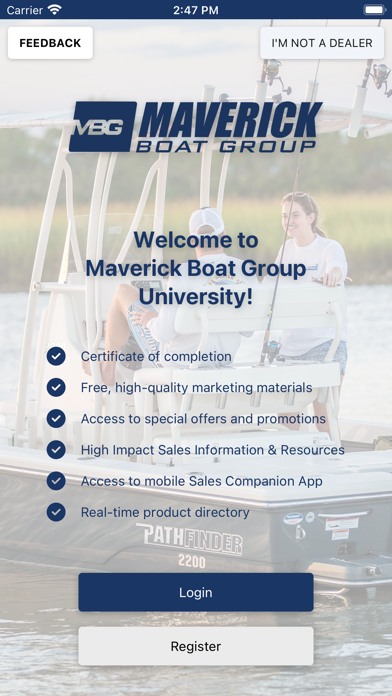 Maverick Boat Group University Screenshot