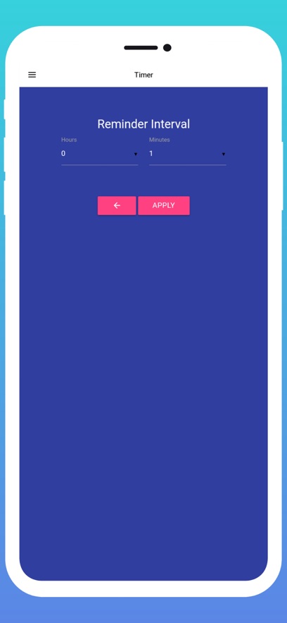 Interval Timer App.