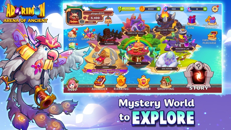 Adorimon: Arena of Ancient