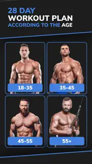 workouts for men: gym & home iphone screenshot 1