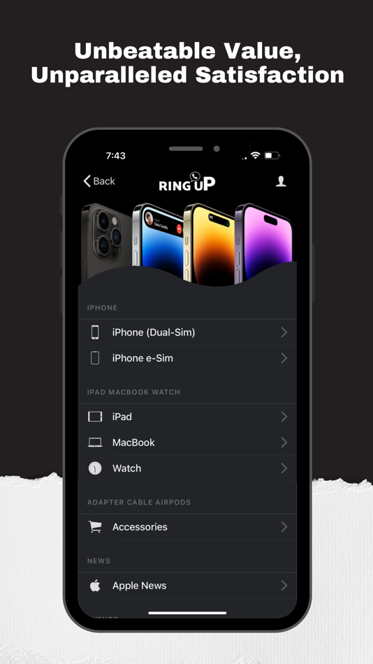 #3. RingUpTech (iOS) 由: Aung Myo Khant