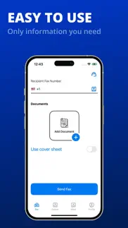 fax app - send documents easy iphone screenshot 3