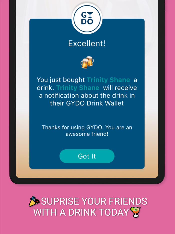 GYDO. Buy A Friend A Drink