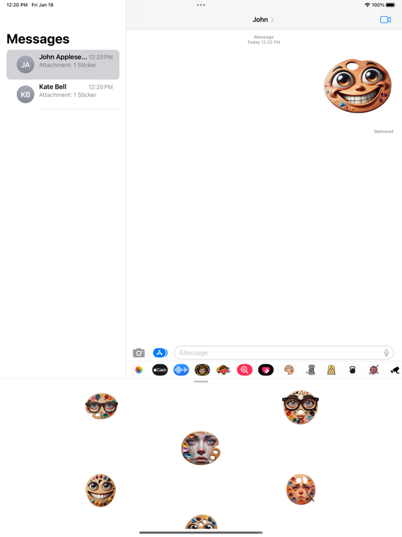 Screenshot #6 pour Palette Stickers
