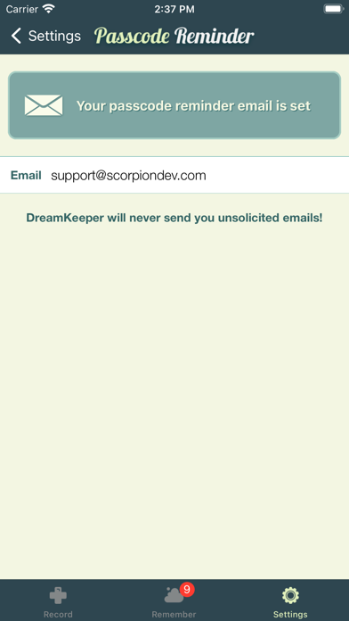 DreamKeeper - My Dream Journal Screenshot
