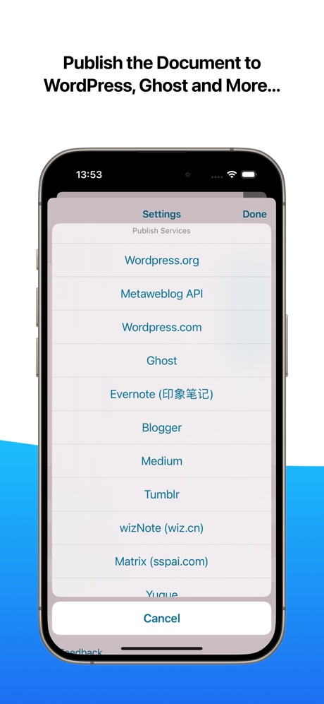 MWeb - Markdown Writing, Notes screenshot 9