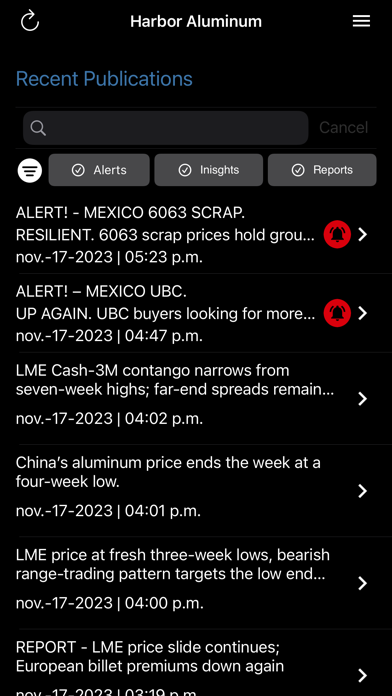 Harbor Aluminum Screenshot