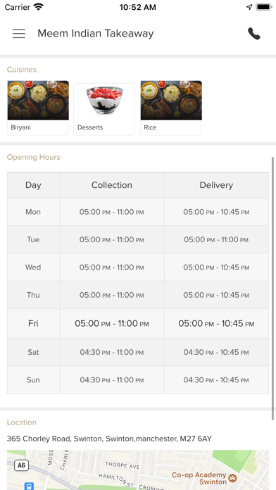 Meem Indian Takeaway Screenshot
