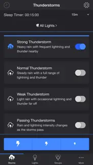 thunderstorm for hue iphone screenshot 1