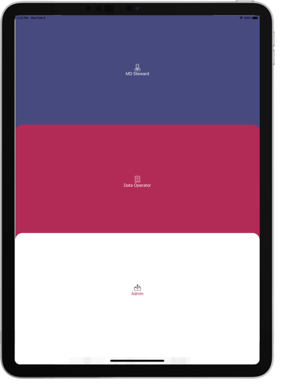ID Steward iPad screenshot 1 - Medical app