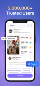 TokSave - Repost Video For Tik screenshot #4 for iPhone