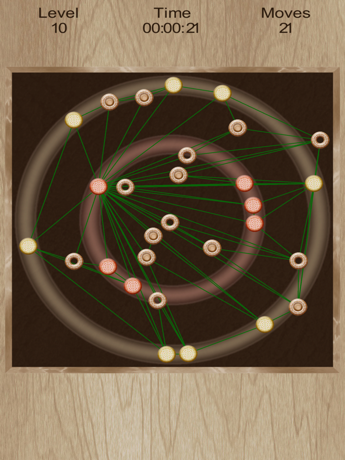 Untangle. Rings and Lines