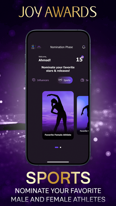 Joy Awards Screenshot