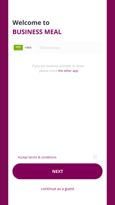 Business Meal | بزنس ميل Screenshot