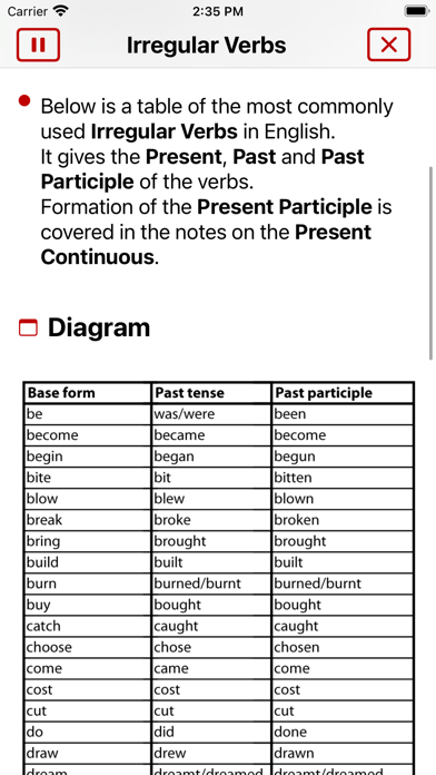 Grammar Express: Tenses Screenshot