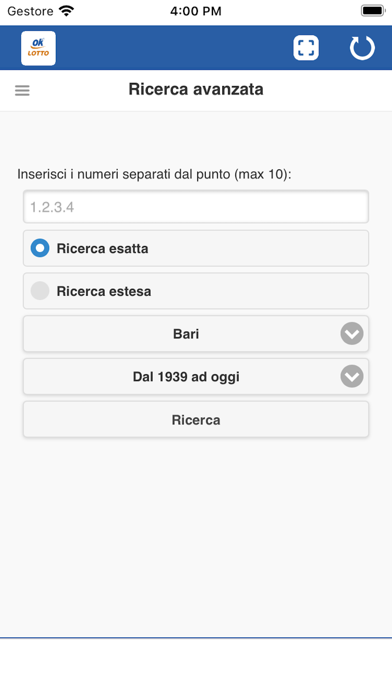 Lotto e 10eLotto Screenshot