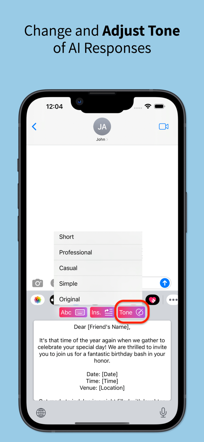 Minimalist AI Keyboard