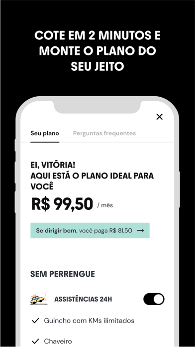 Justos: Seguro Auto Digital Screenshot