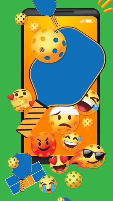 Pickleball Emojis Screenshot