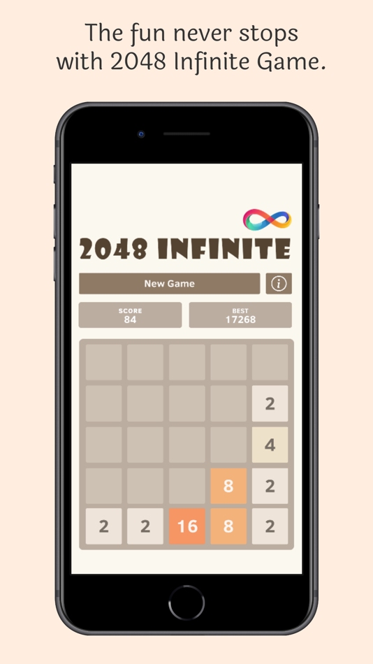 #3. 2048 Infinite (iOS) 由: Pankaj Sakariya