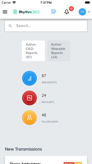 Rhythm360 for Providers Screenshot
