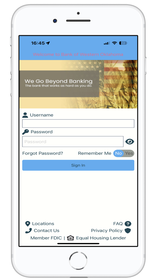 #1. BOWO i2Mobile (iOS) De: THE BANK OF WESTERN OKLAHOMA