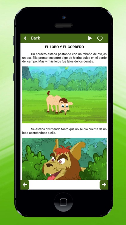 Spanish kids story with audio