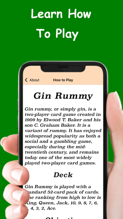 Cards Gin Rummy Screenshot