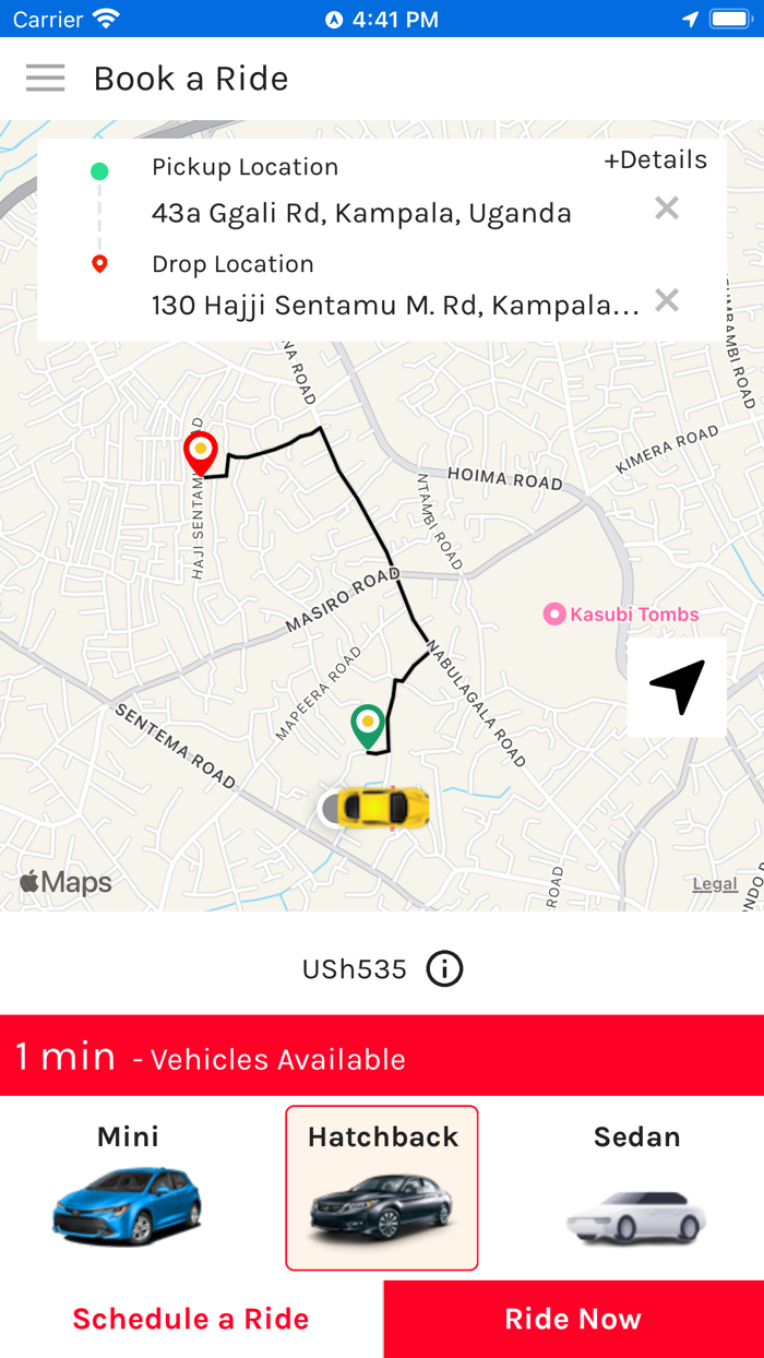 MartaRide for Passanger App
